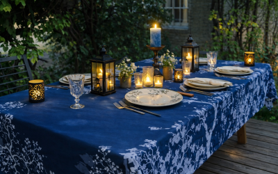 Un été en Provence : la nappe Folk Paris qui fait entrer le soleil à table