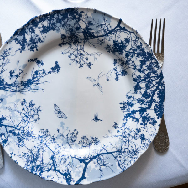 Le retour du printemps - Assiette blanche